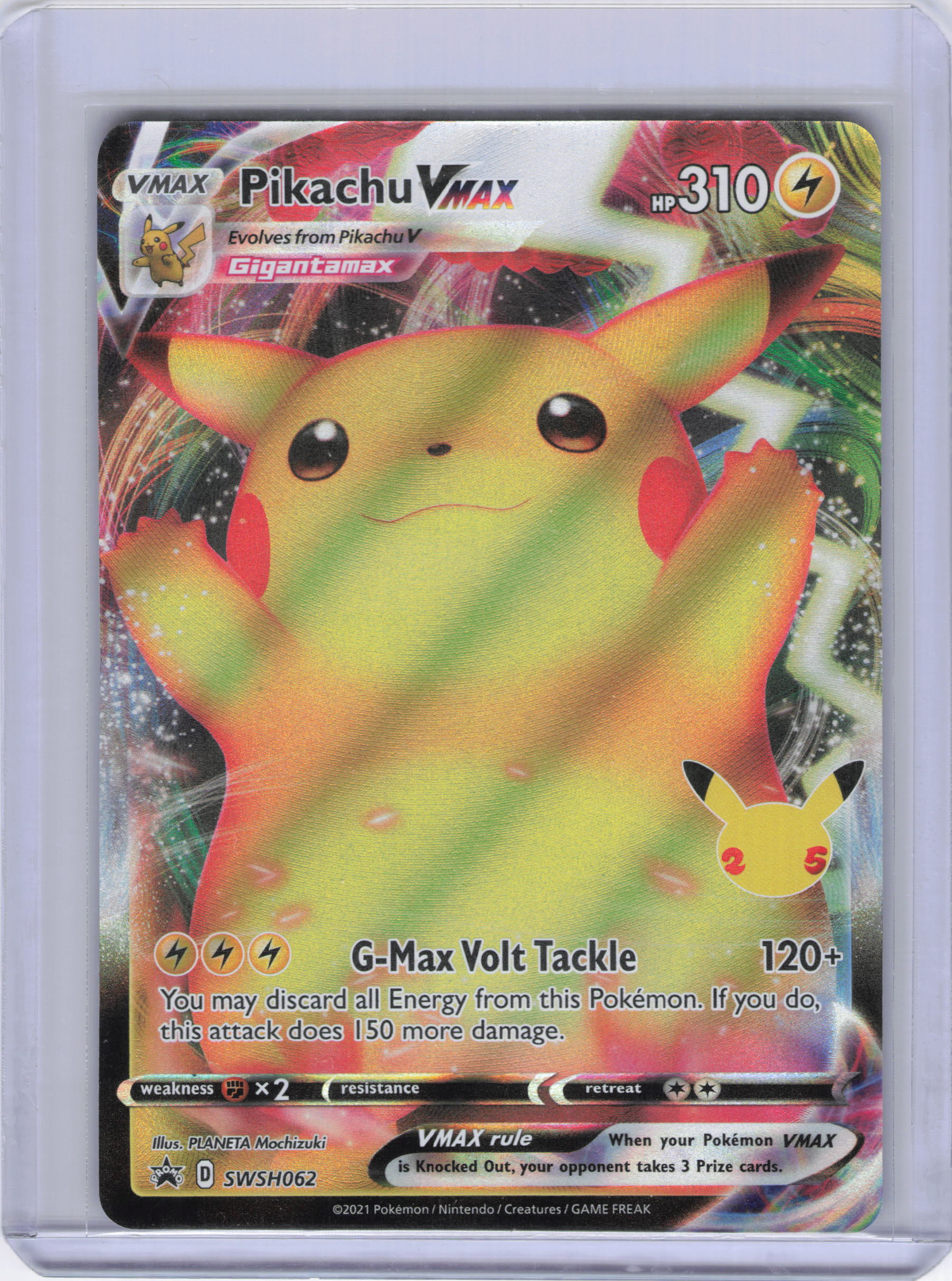 Pikachu VMAX - SWSH062 - SWSH: Sword & Shield Promo Cards (SWSD)