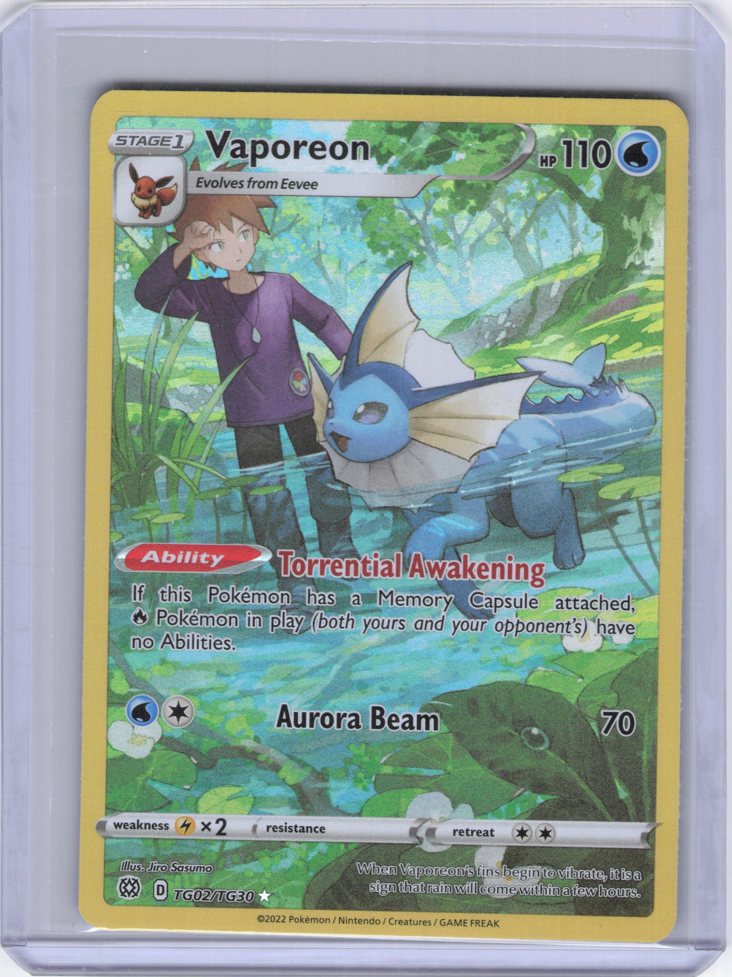 Vaporeon - SWSH09: Brilliant Stars Trainer Gallery (SWSH09:TG)