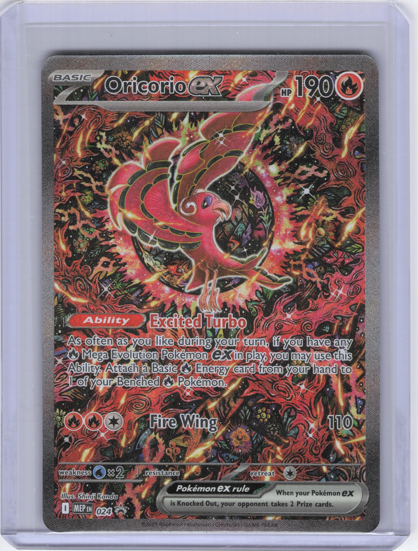 Oricorio ex - 024 - ME: Mega Evolution Promo (MEP)