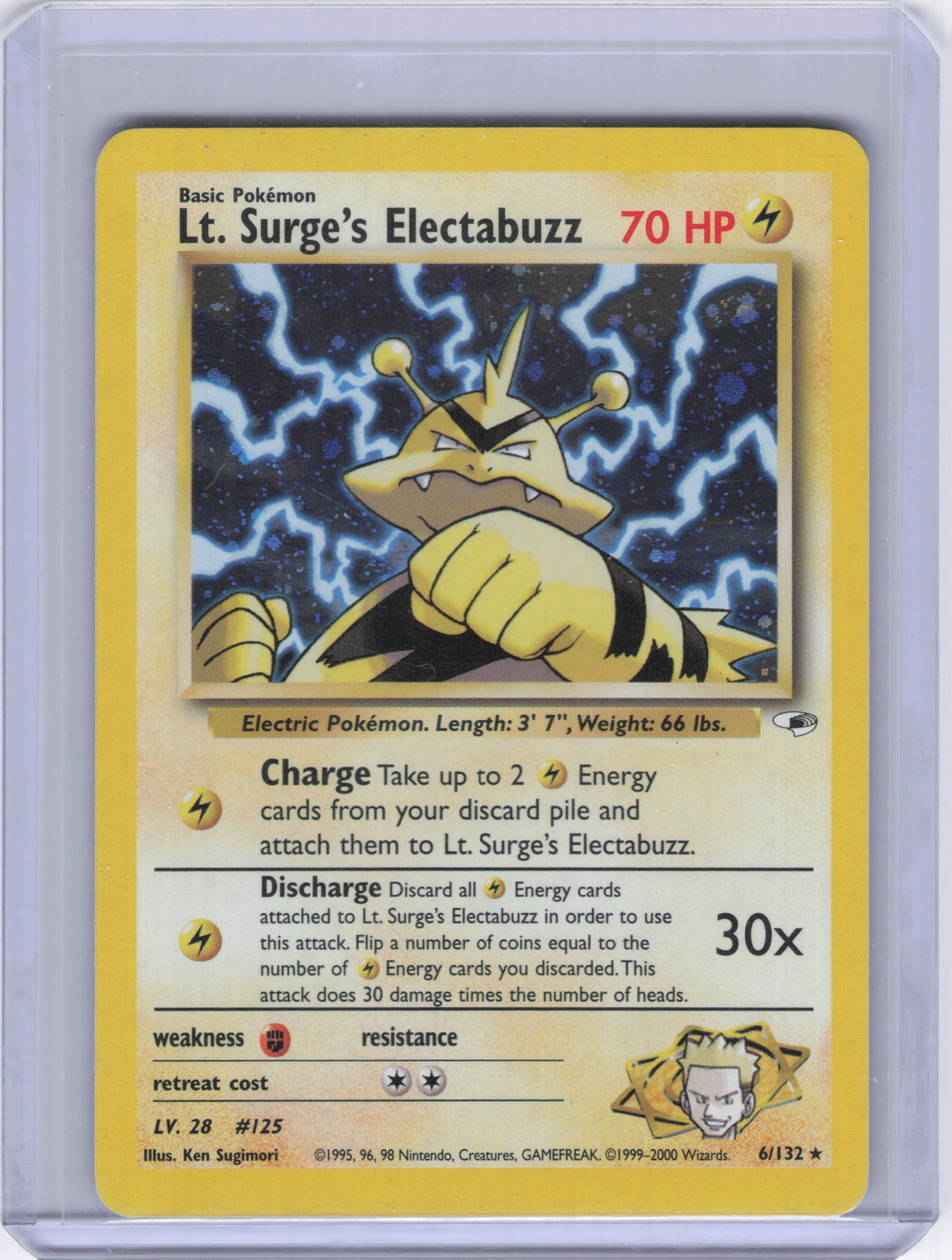 Lt. Surge's Electabuzz (6) - Gym Heroes (G1) Unlimited