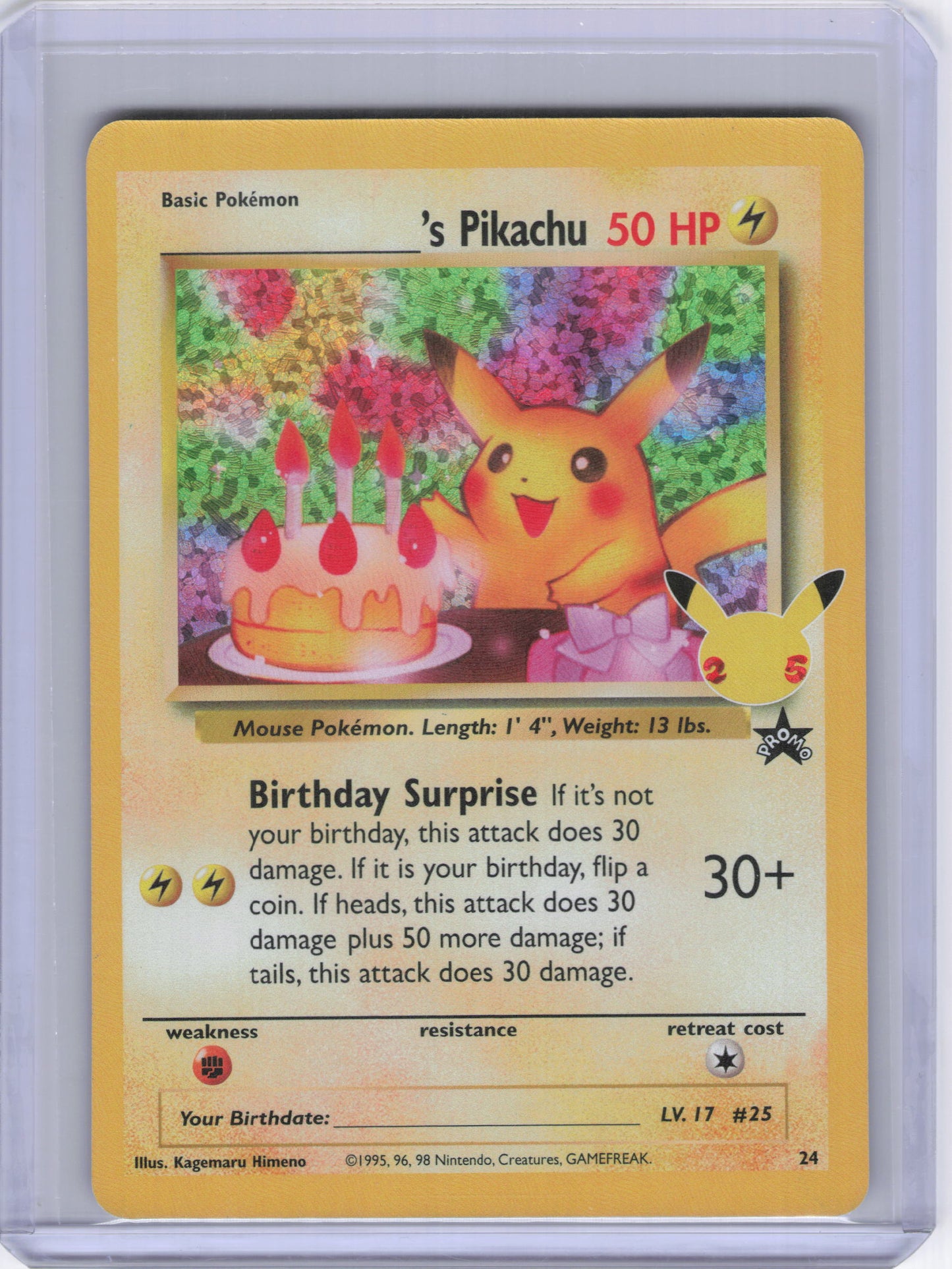 ______'s Pikachu - Celebrations: Classic Collection (CCC)