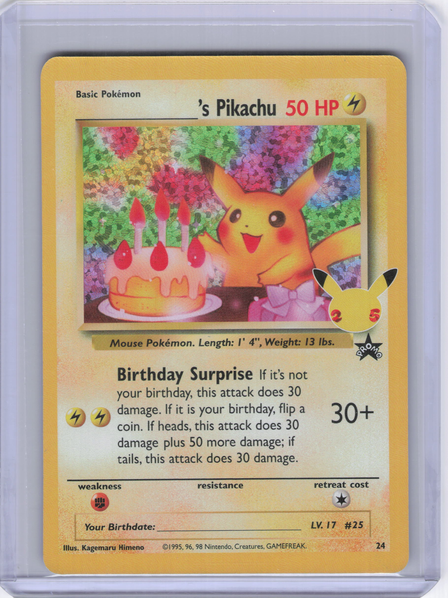 ______'s Pikachu - Celebrations: Classic Collection (CCC)