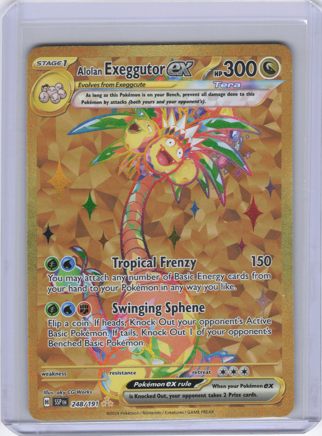 Alolan Exeggutor ex - 248/191 - SV08: Surging Sparks (SSP)