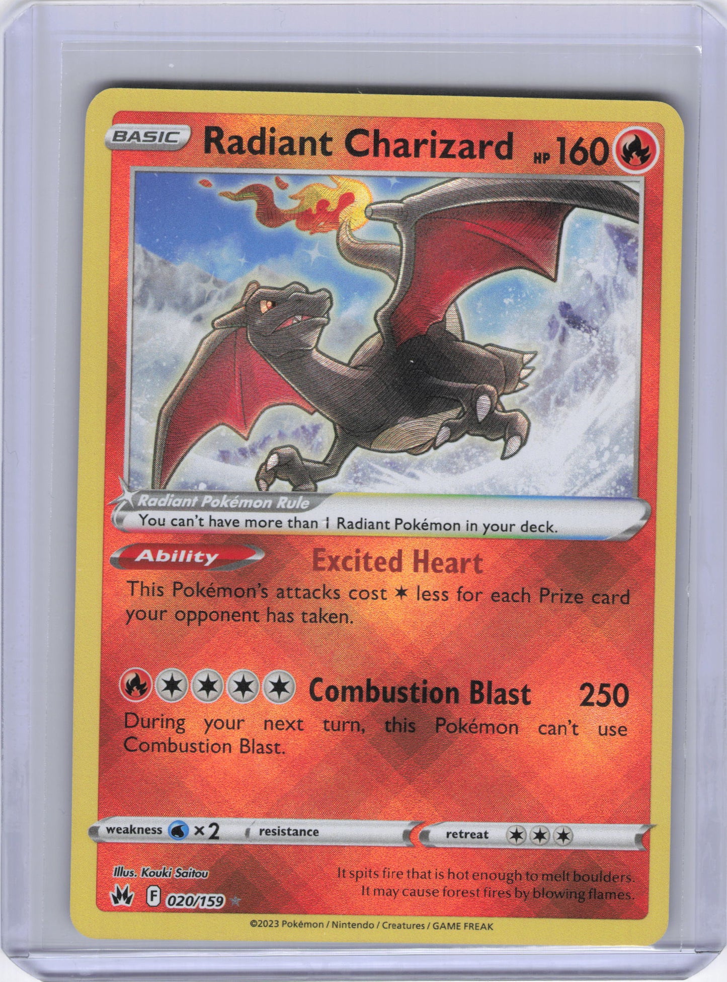 Radiant Charizard 020/159 - SWSH: Crown Zenith