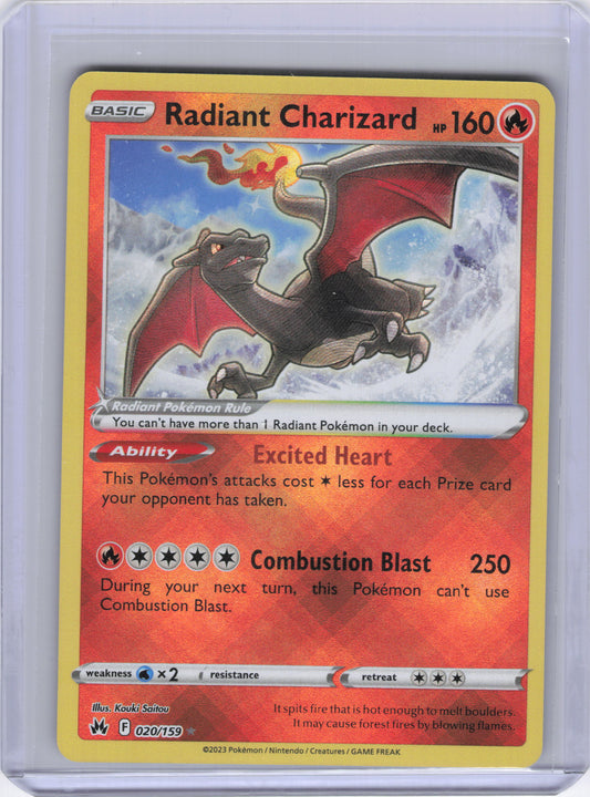 Radiant Charizard 020/159 - SWSH: Crown Zenith