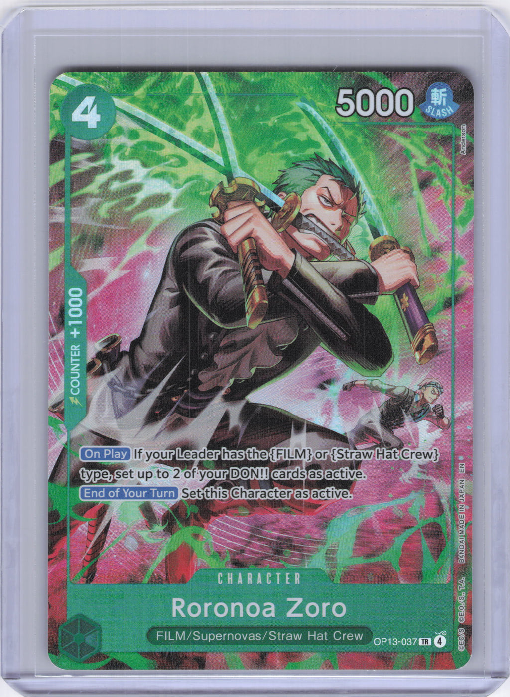 Roronoa Zoro (OP13-037) - Adventure on Kami's Island (OP15-EB04)