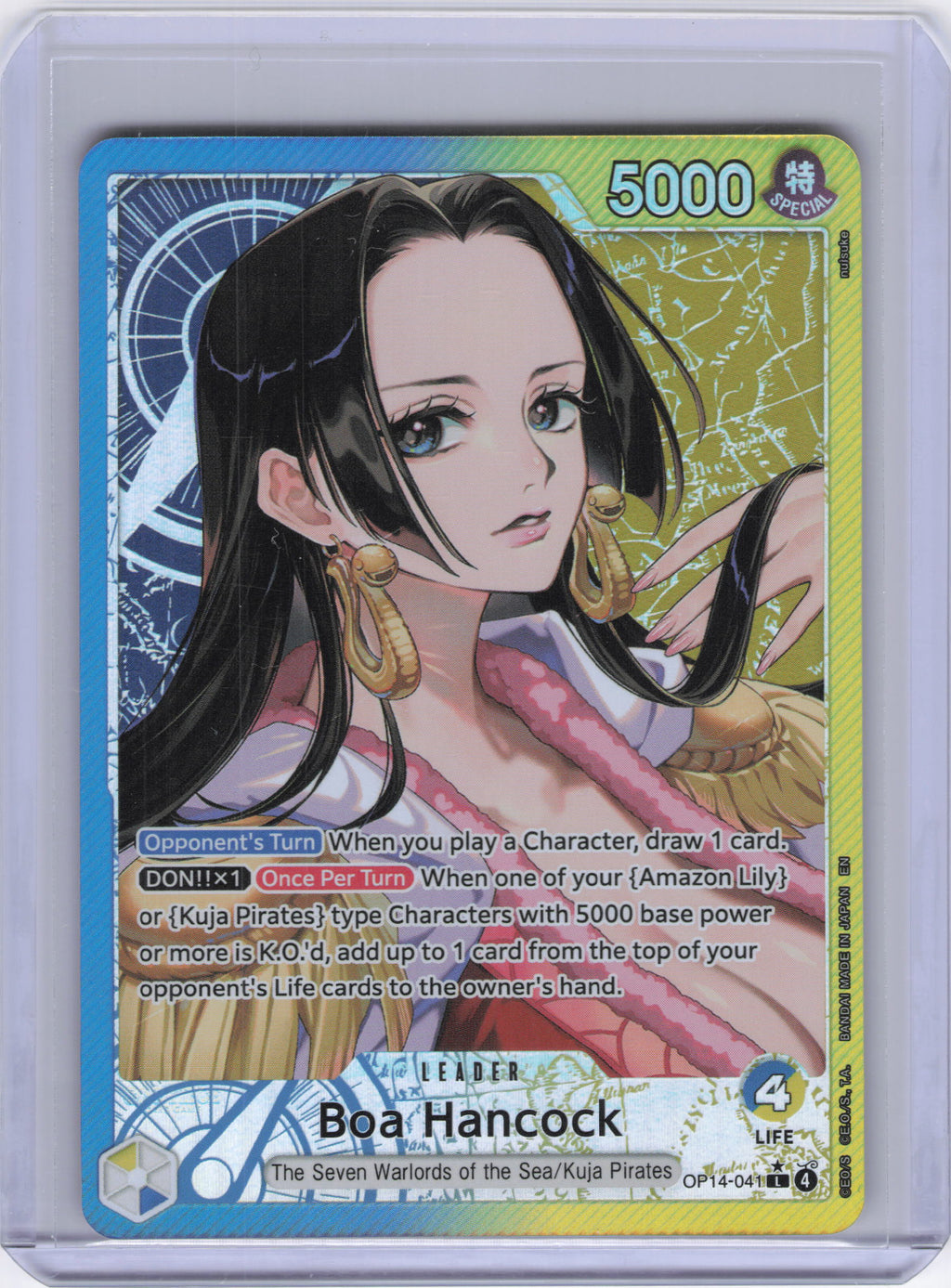 Boa Hancock - OP14-041 (Alternate Art) - The Azure Sea's Seven (OP14)