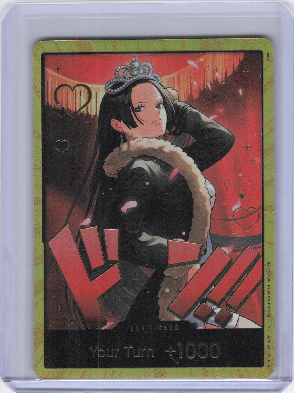 DON!! Card (Boa Hancock) (Gold) - Extra Booster: One Piece Heroines Edition (EB-03)