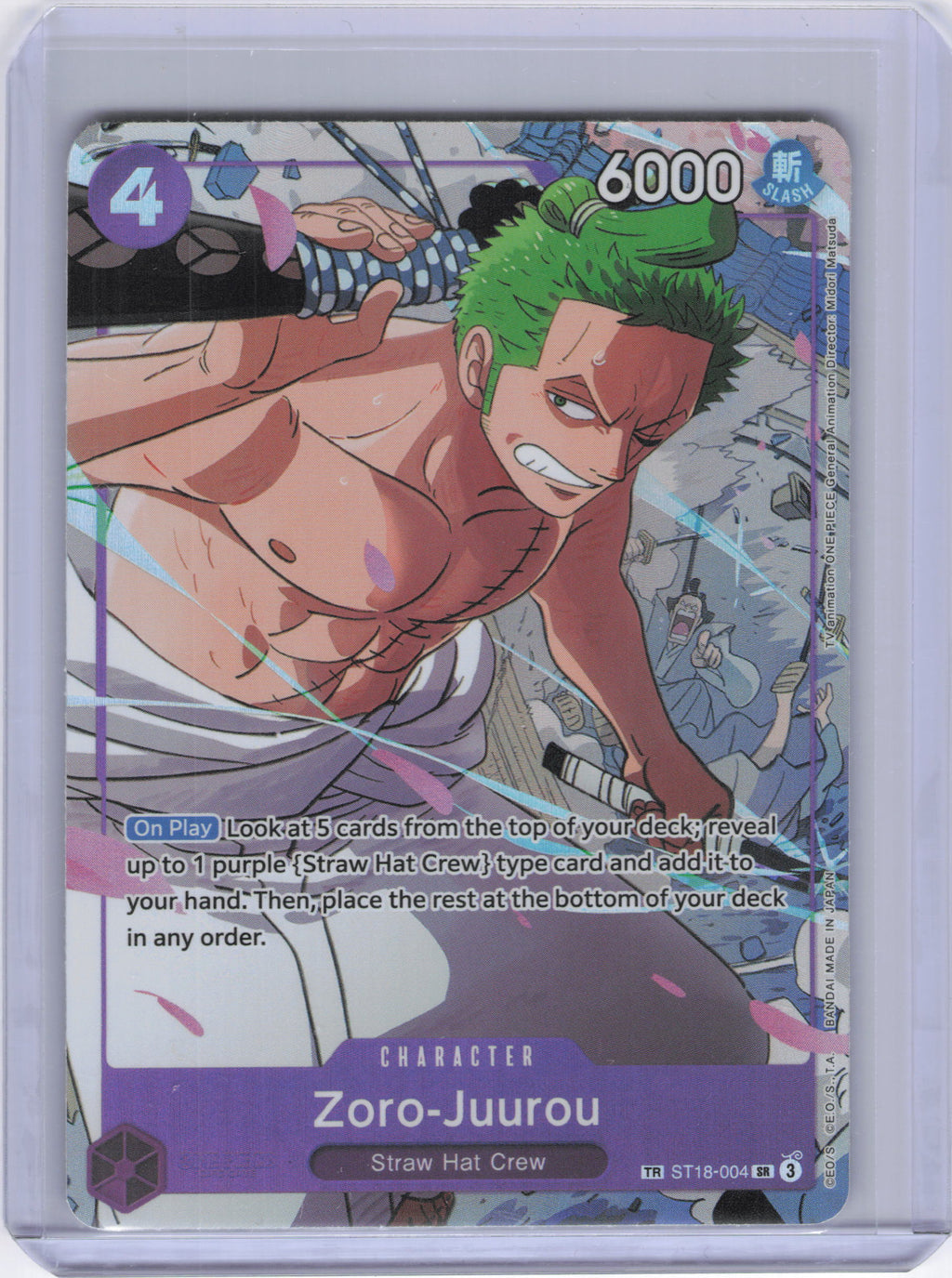 Zoro-Juurou (ST18-004) - Emperors in the New World (OP09)