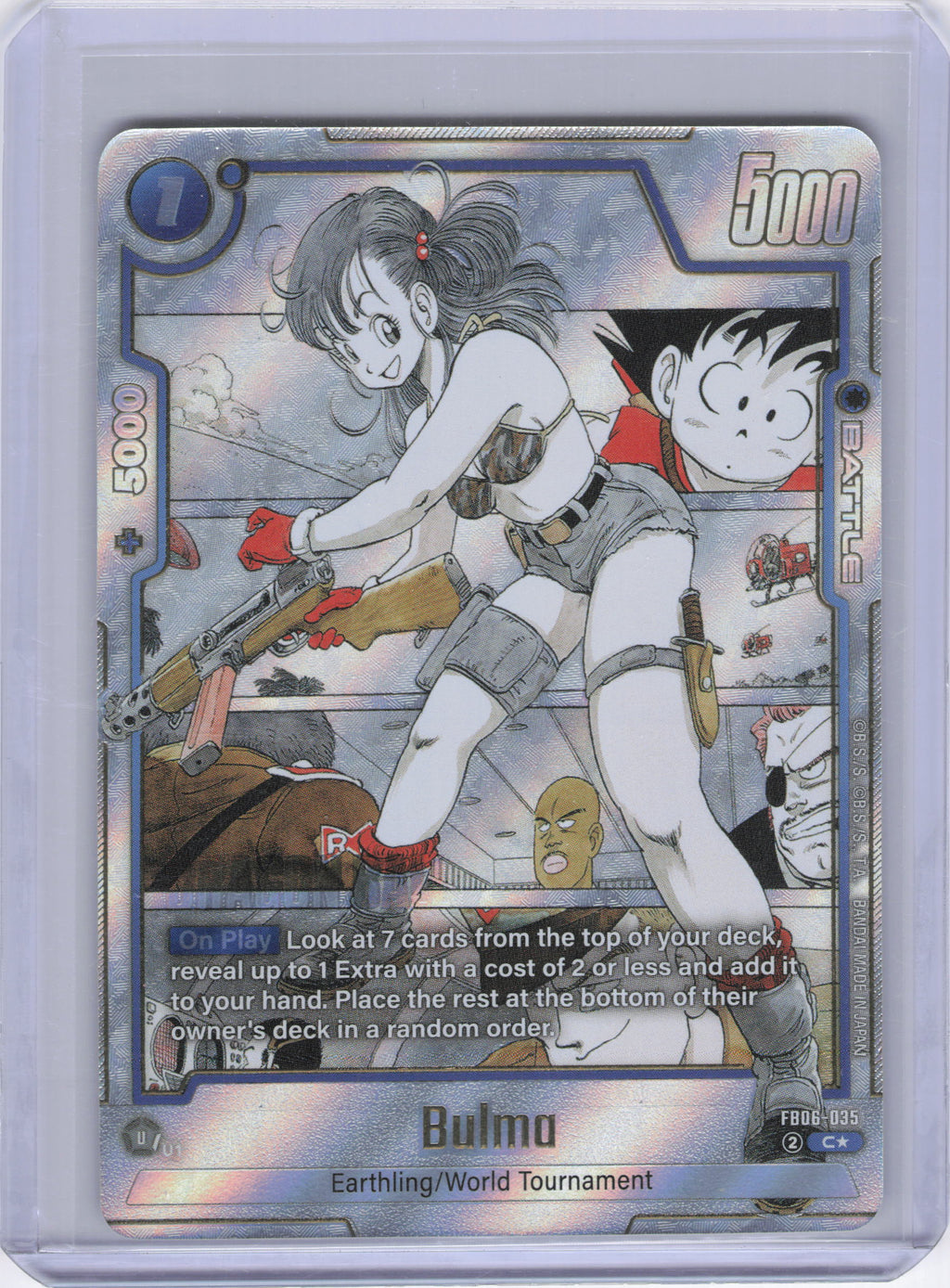 Bulma - FB06-035 (Alternate Art) - Manga Booster 01 (SB01)