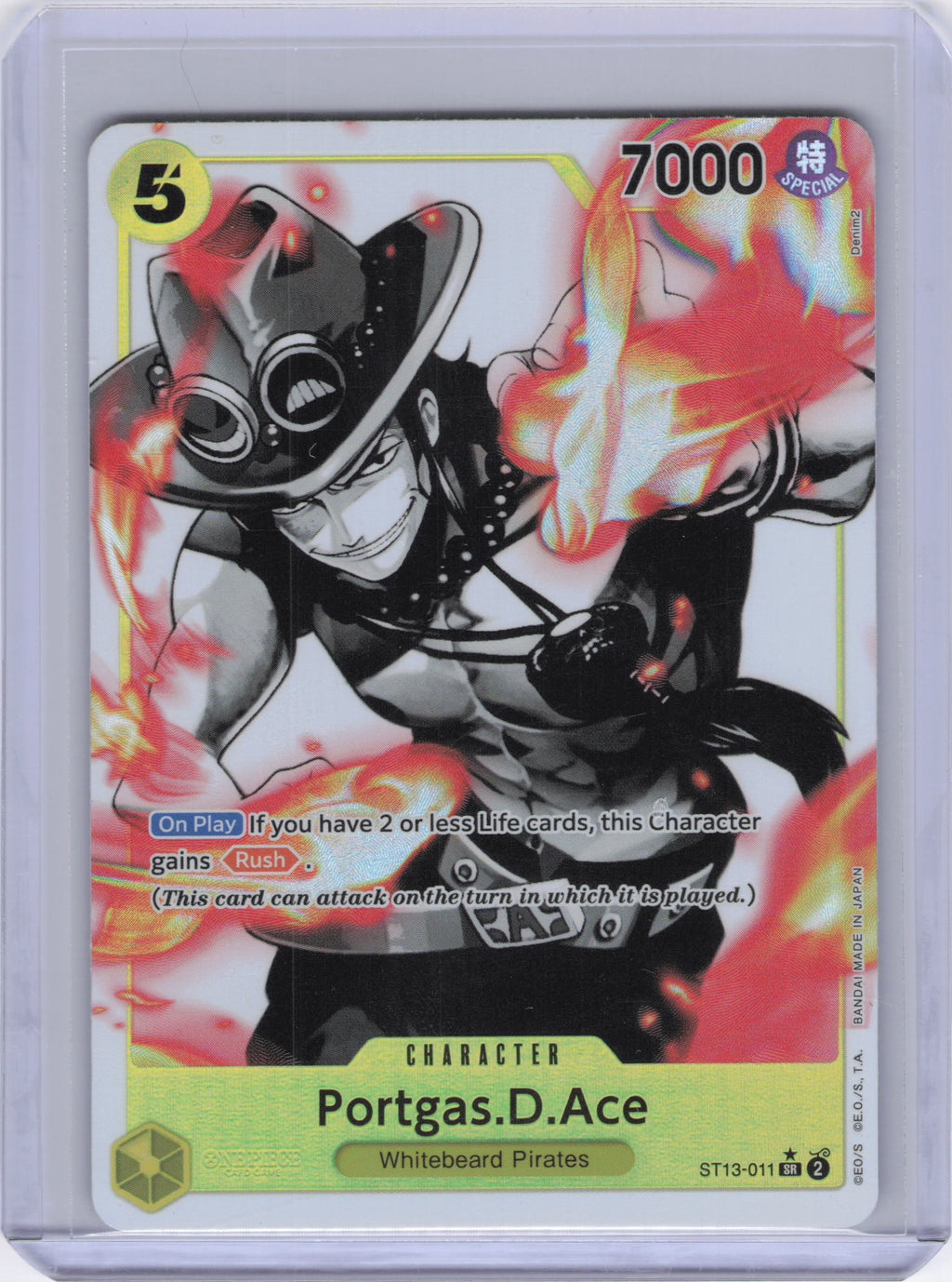 Portgas.D.Ace (011) (Parallel) - Ultra Deck: The Three Brothers (ST-13)