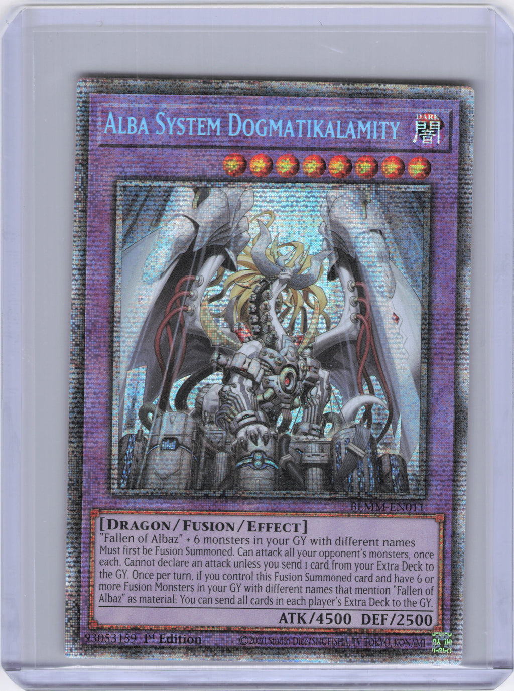 Alba System Dogmatikalamity (Starlight Rare) - Battles of Legend: Monster Mayhem (BLMM)