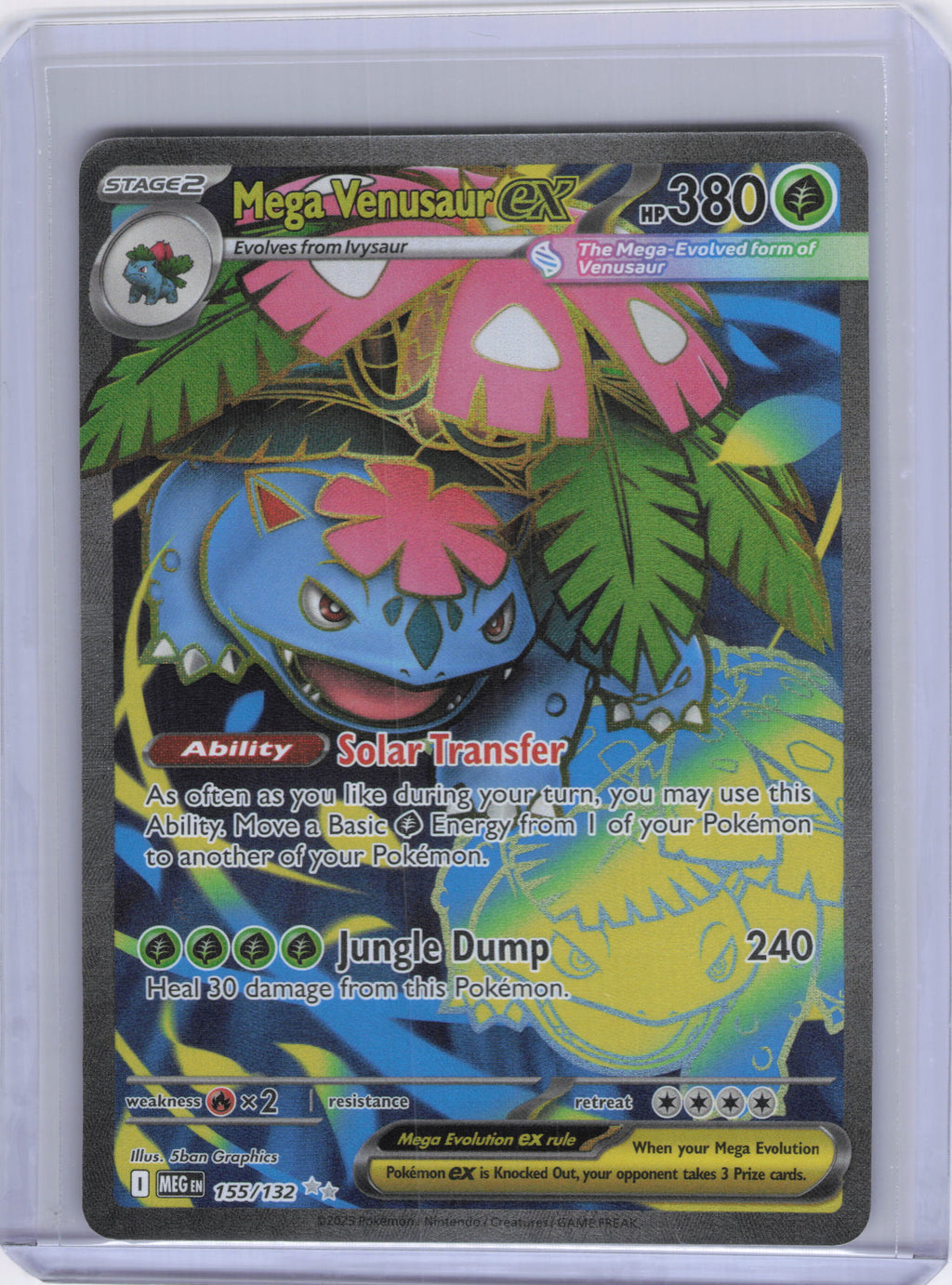 Mega Venusaur ex - 155/132 - ME01: Mega Evolution (MEG)