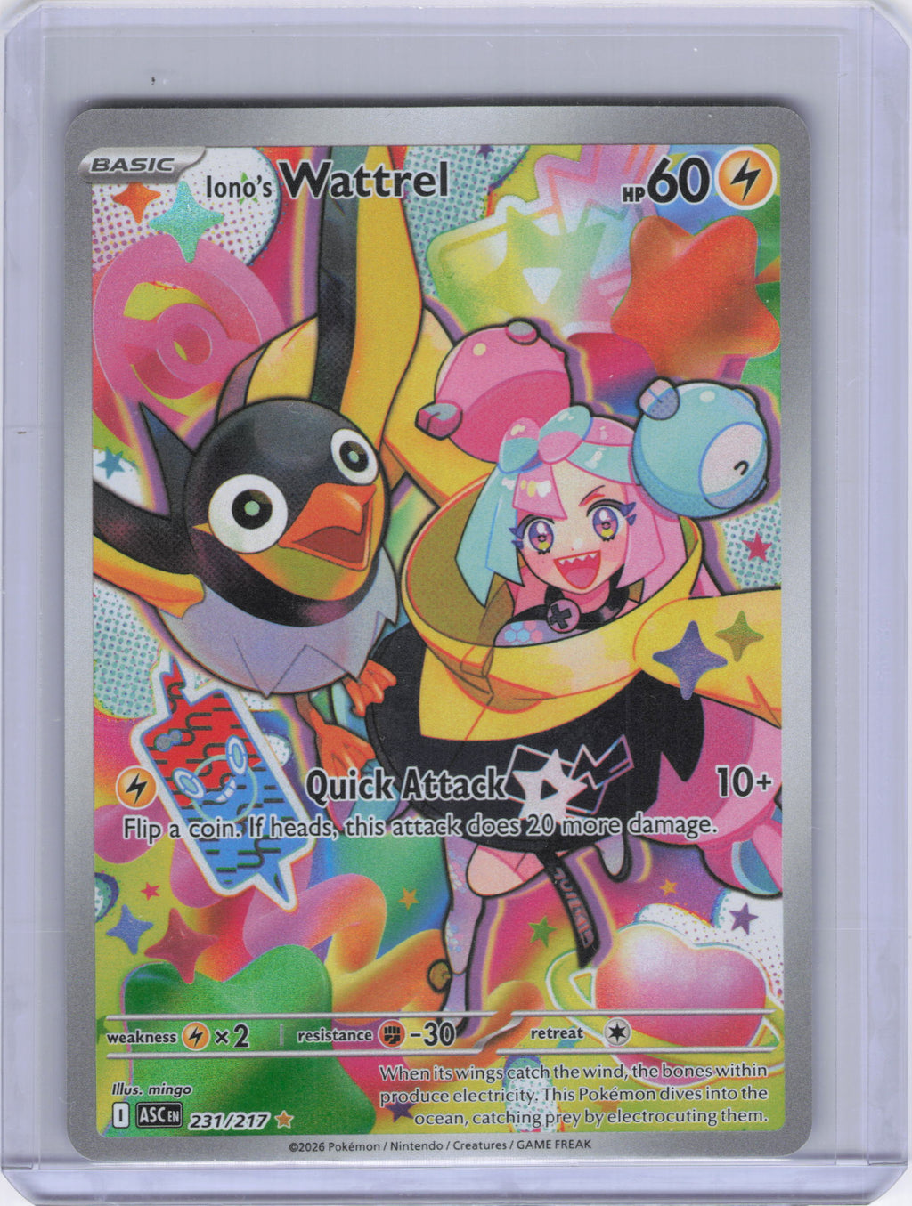Iono's Wattrel - 231/217 - ME: Ascended Heroes (ASC)