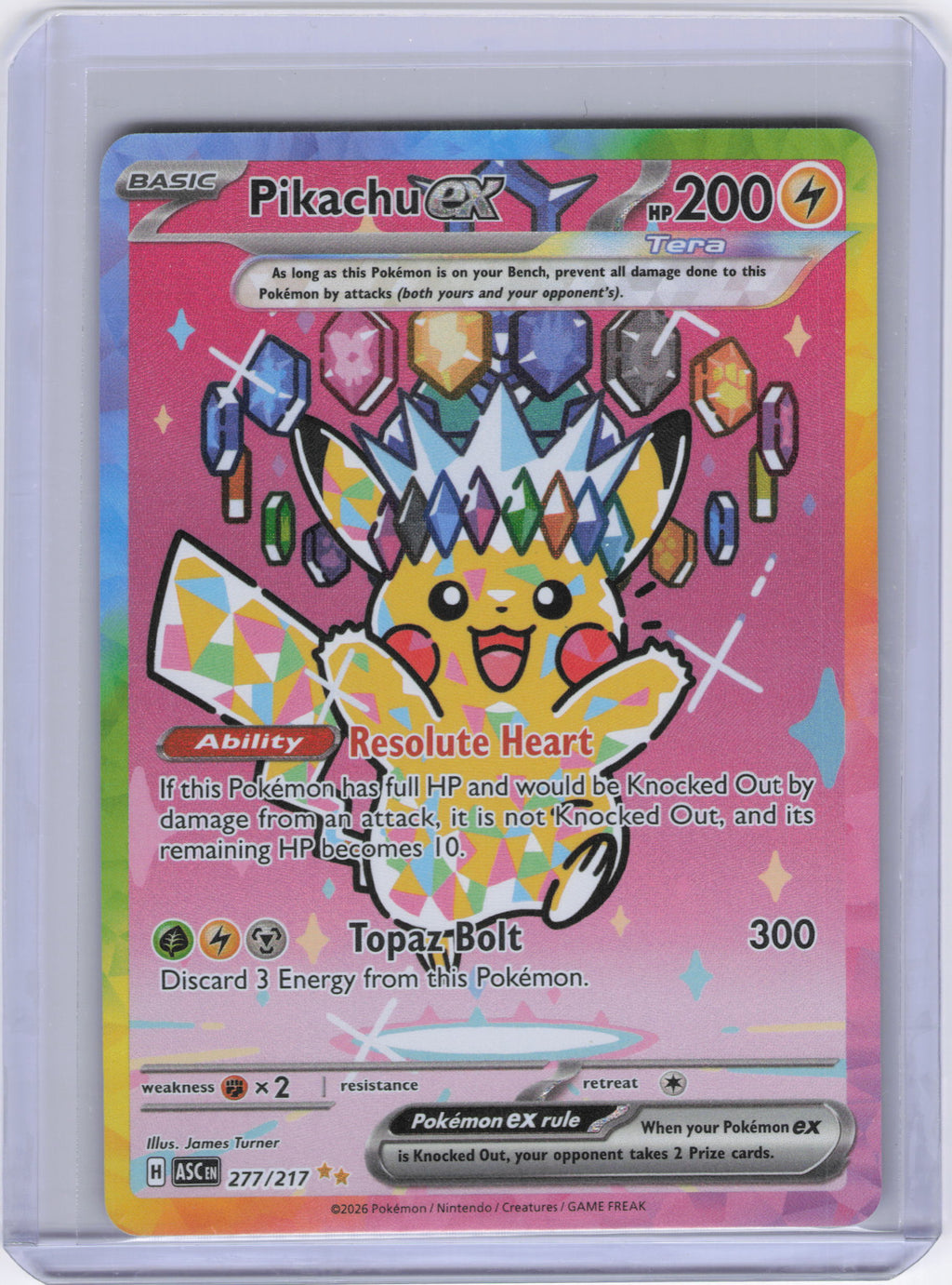 Pikachu ex - 277/217 - ME: Ascended Heroes (ASC)