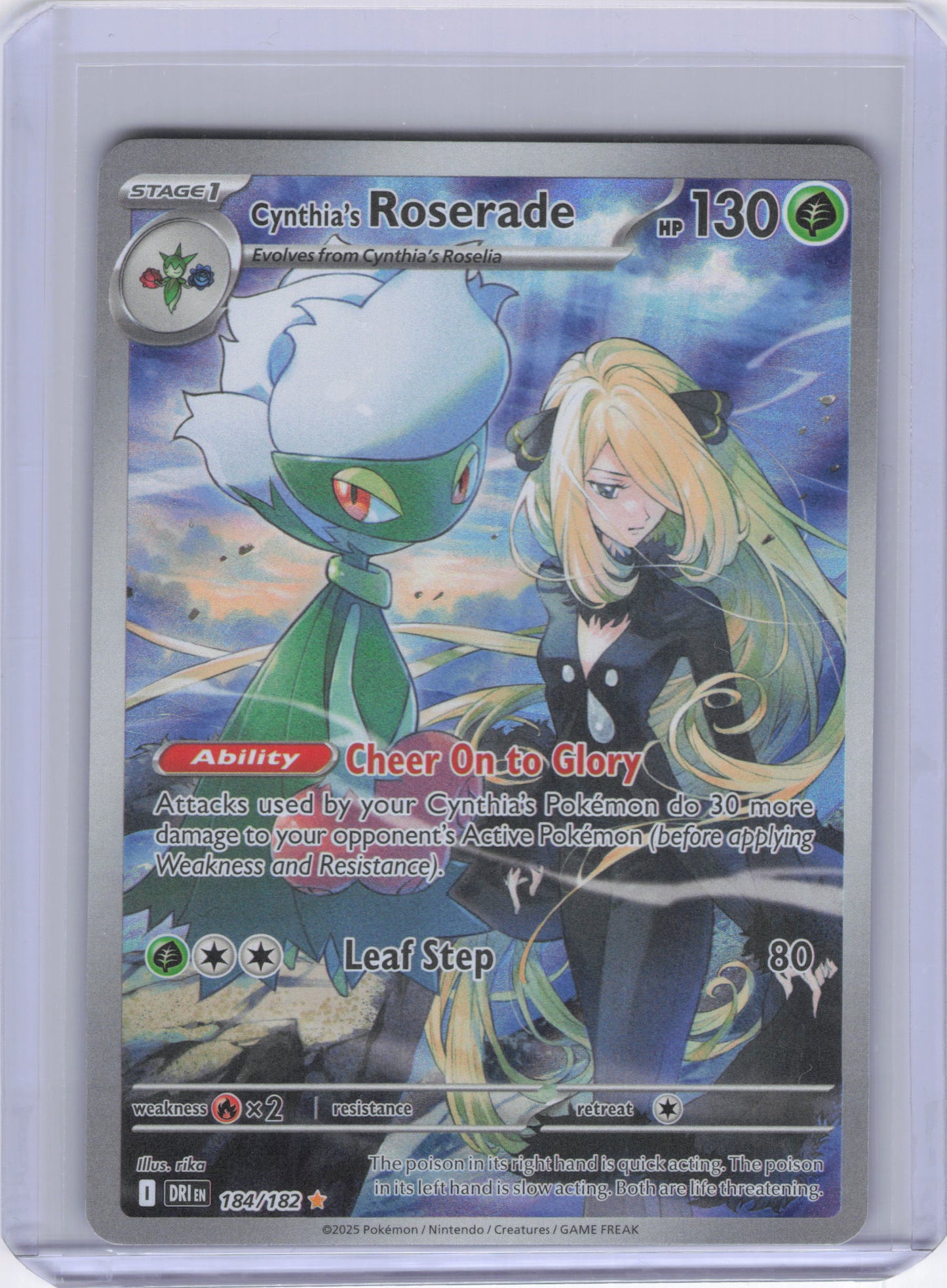 Cynthia's Roserade - 184/182 - SV10: Destined Rivals (DRI)