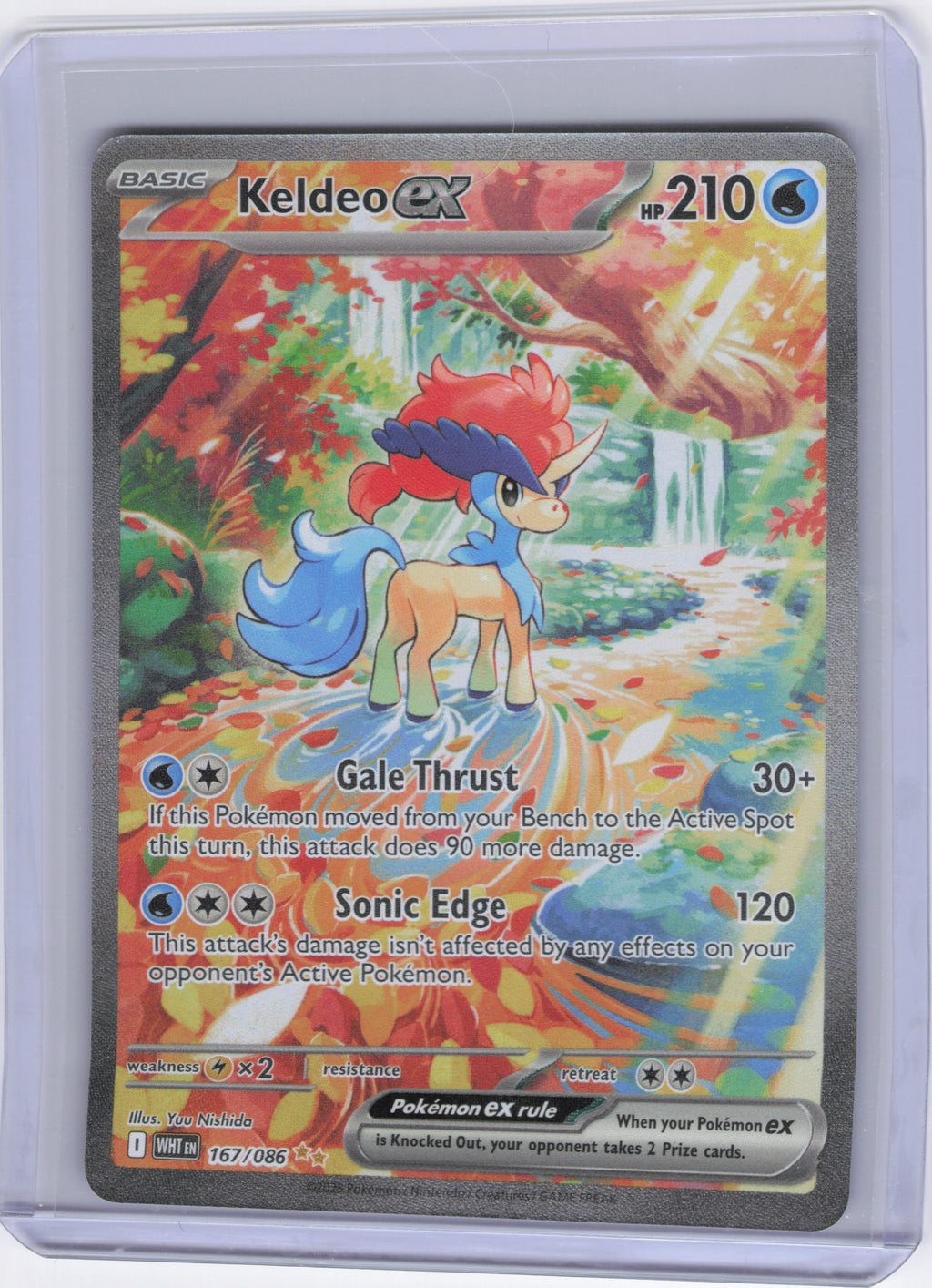 Keldeo ex - 167/086 - SV: White Flare (WHT)