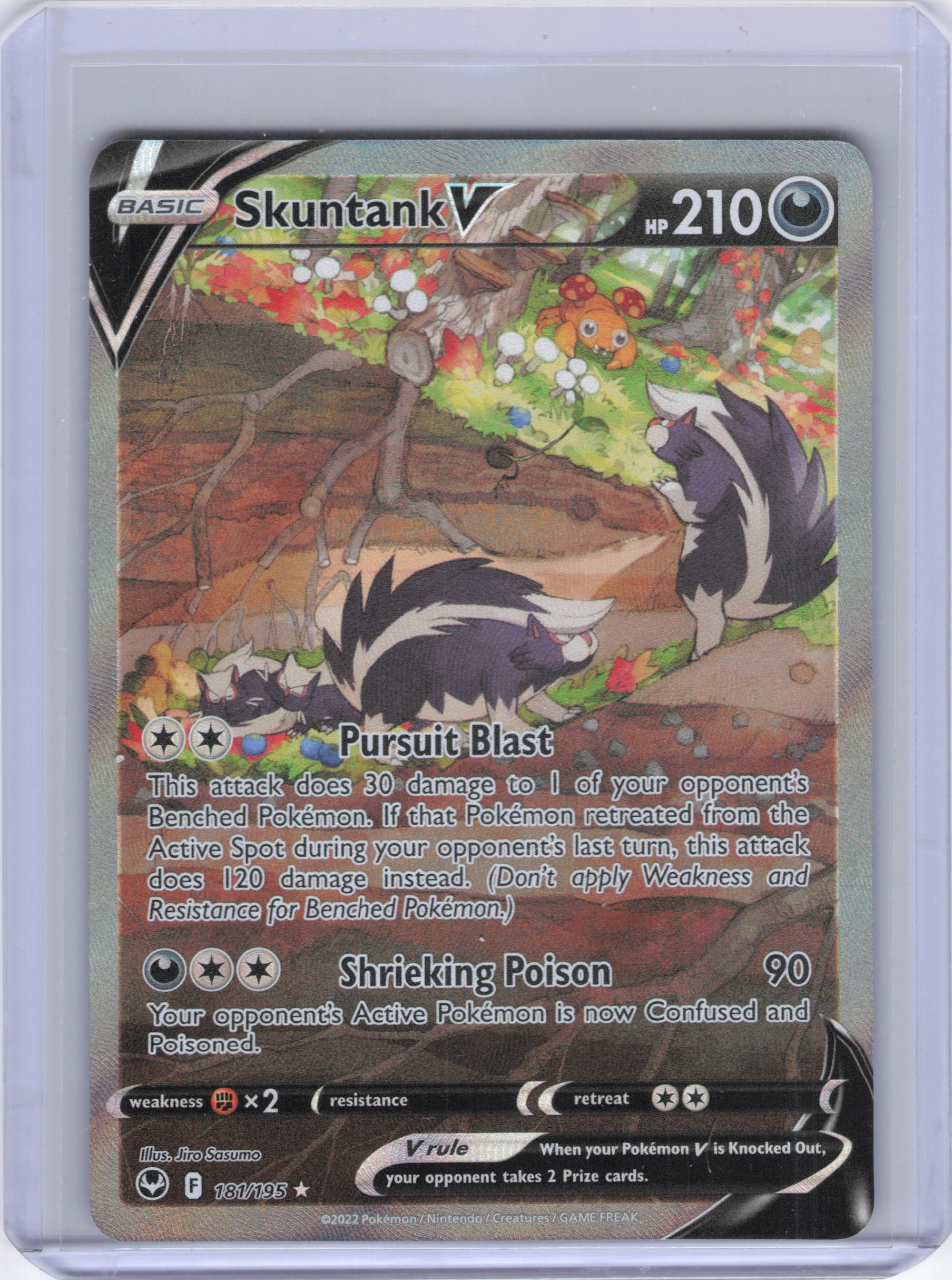Skuntank V (Alternate Full Art) - SWSH12: Silver Tempest (SWSH12)