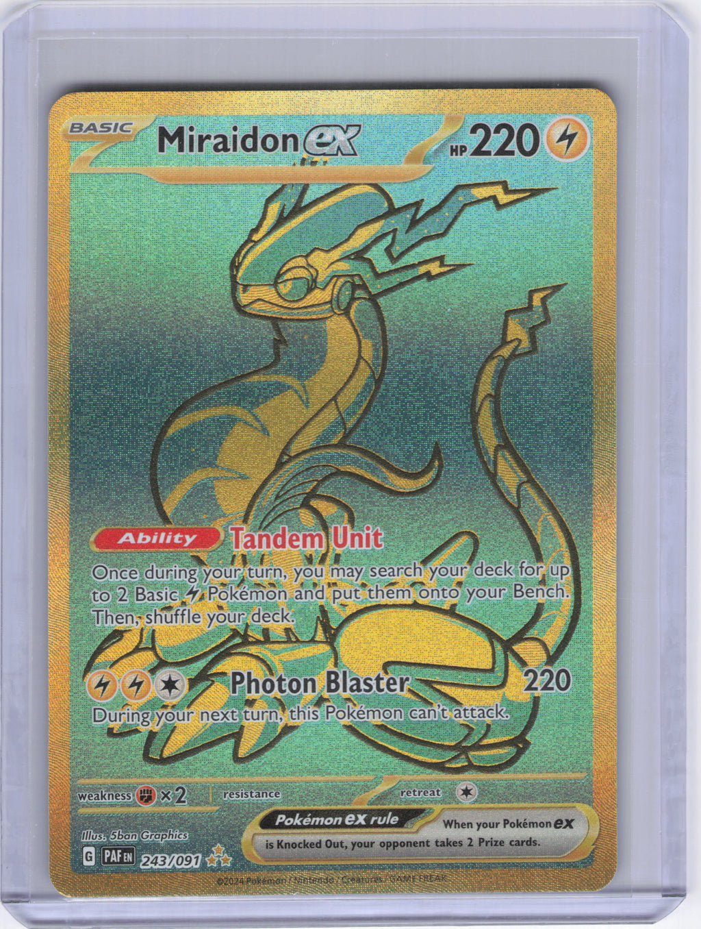 Miraidon ex - SV: Paldean Fates (PAF)(243/091)