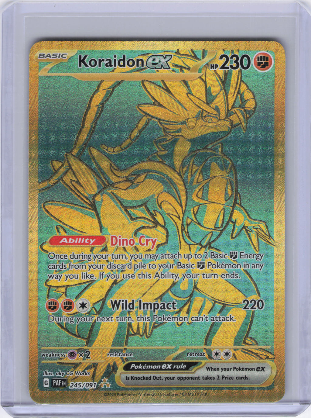 Koraidon ex - SV: Paldean Fates (PAF)(245/091)