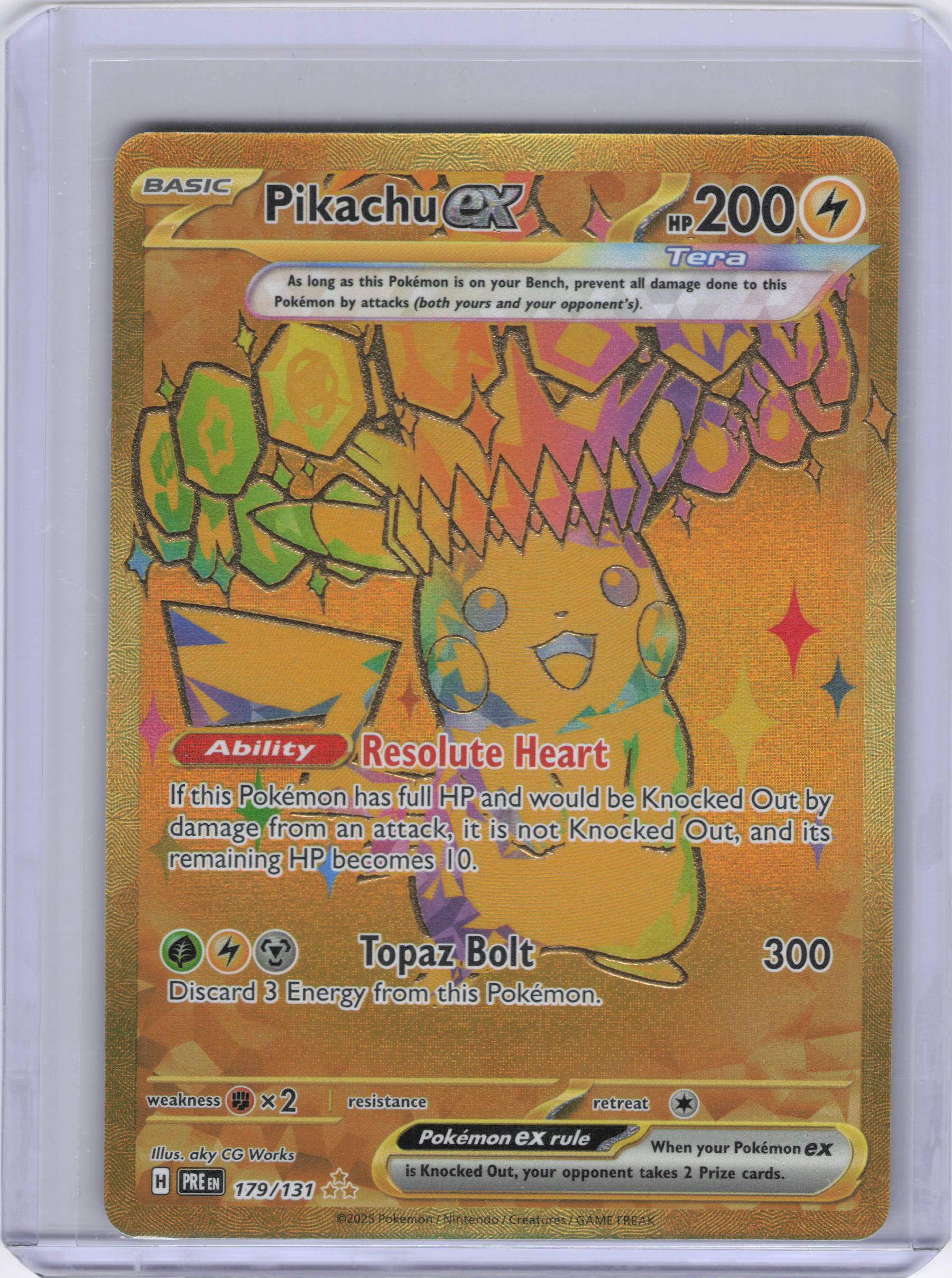Pikachu ex - 179/131 - SV: Prismatic Evolutions (PRE)