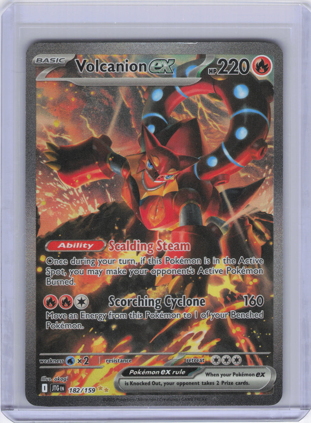 Volcanion ex - 182/159 - SV09: Journey Together (JTG)