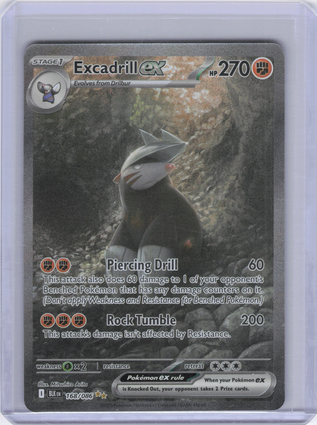 Excadrill ex - 168/086 - SV: Black Bolt (BLK)