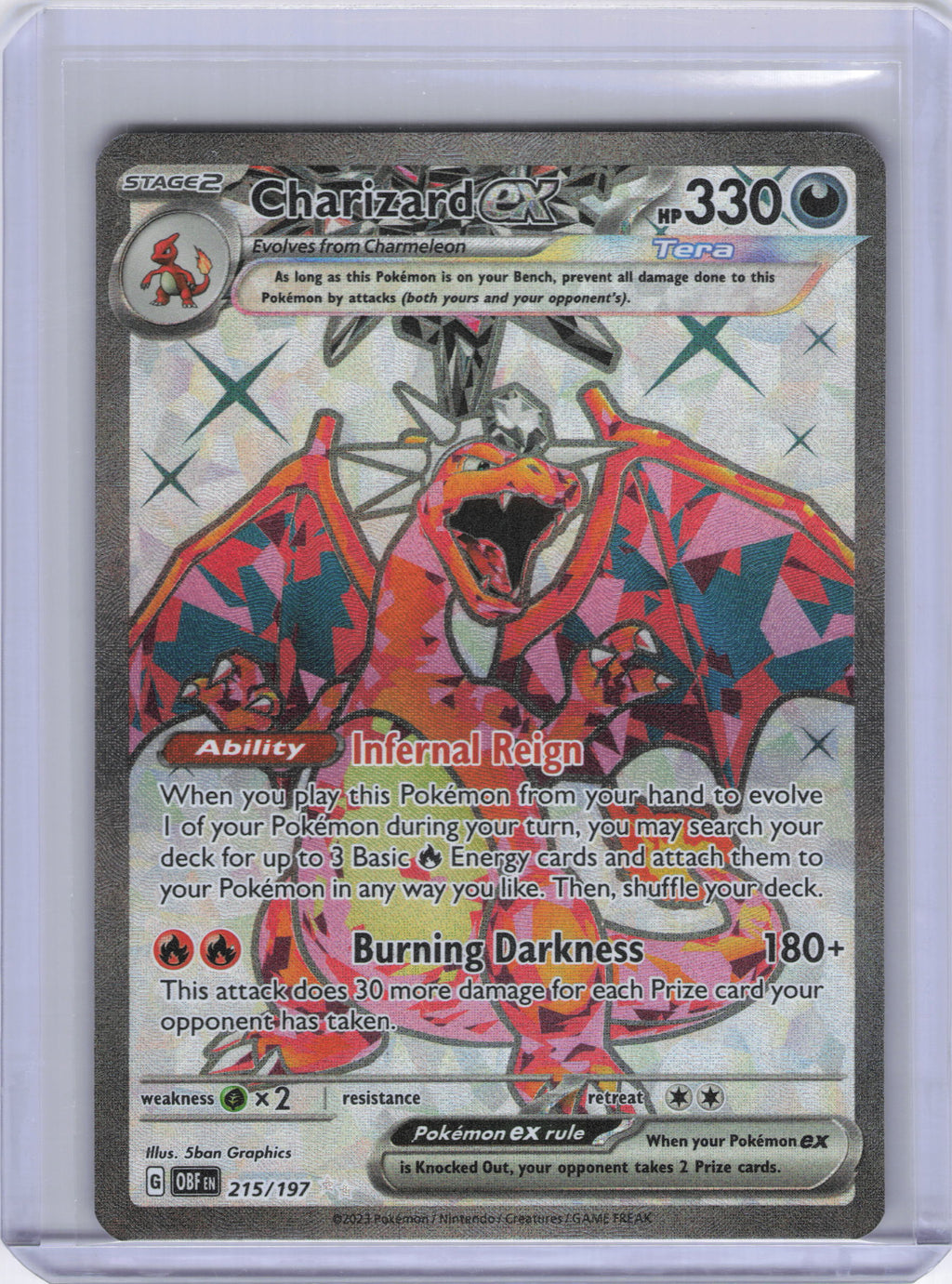 Charizard ex - 215/197 - SV03: Obsidian Flames (OBF)