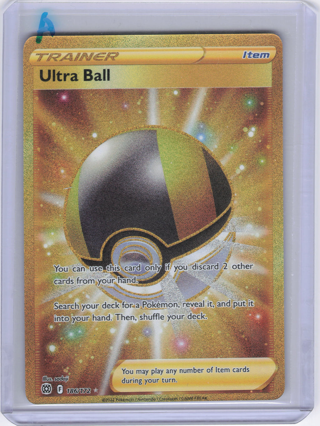 Ultra Ball (Secret) - SWSH09: Brilliant Stars (SWSH09)(186/172)