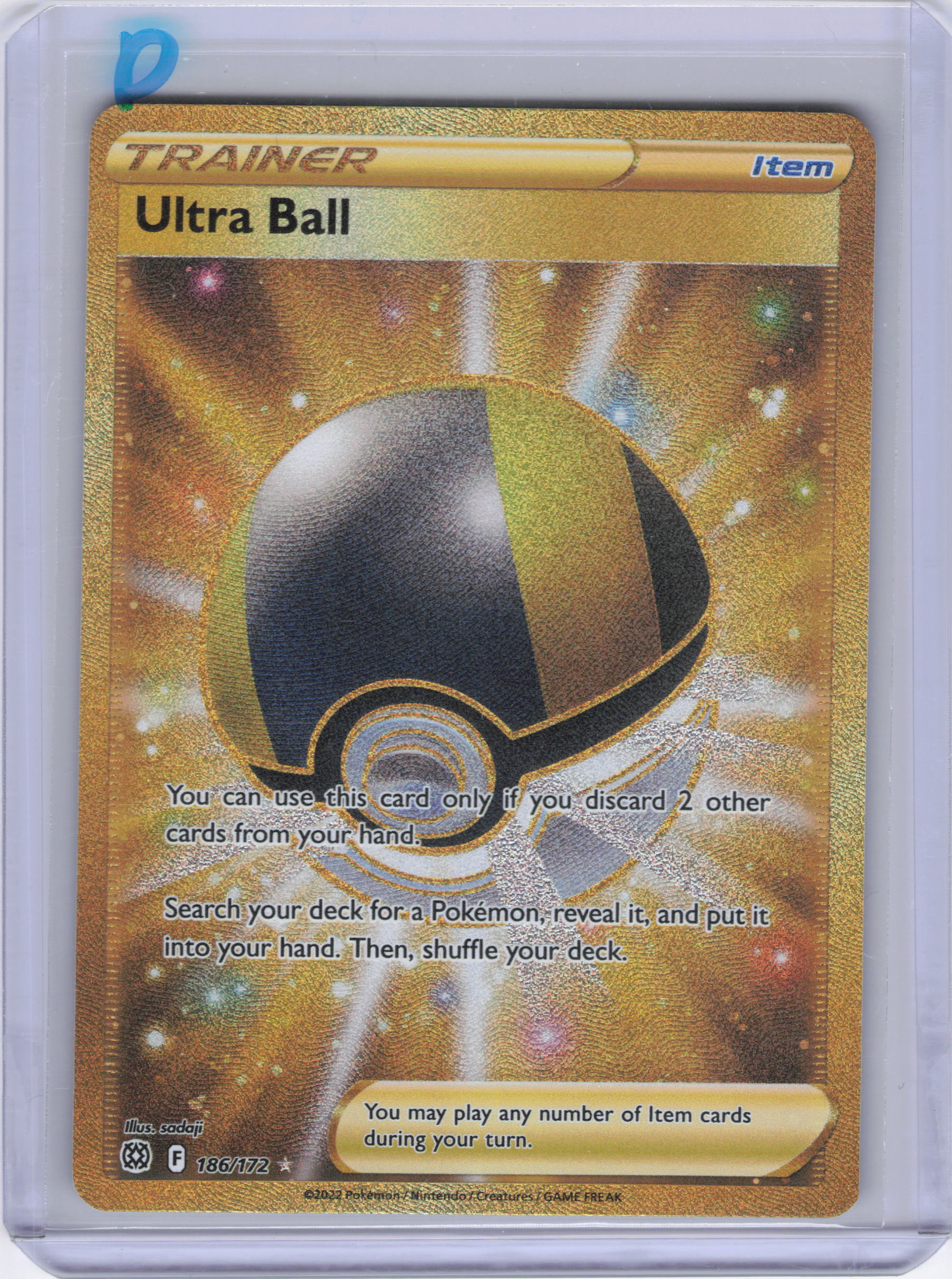 Ultra Ball (Secret) - SWSH09: Brilliant Stars (SWSH09)(186/172)