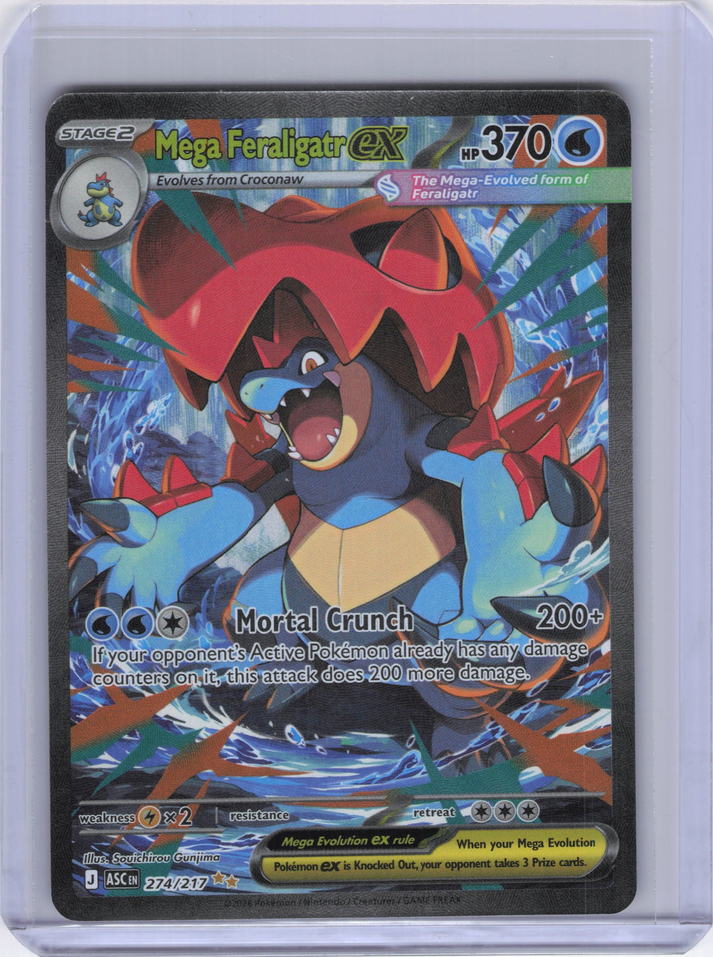 Mega Feraligatr ex - 274/217 - ME: Ascended Heroes (ASC)