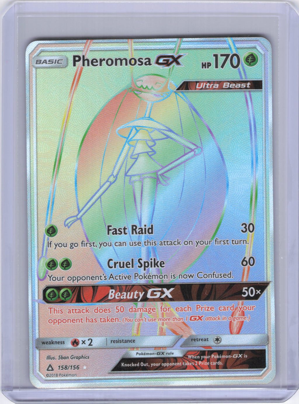 Pheromosa GX (Secret Rare) - SM - Ultra Prism (SM05)
