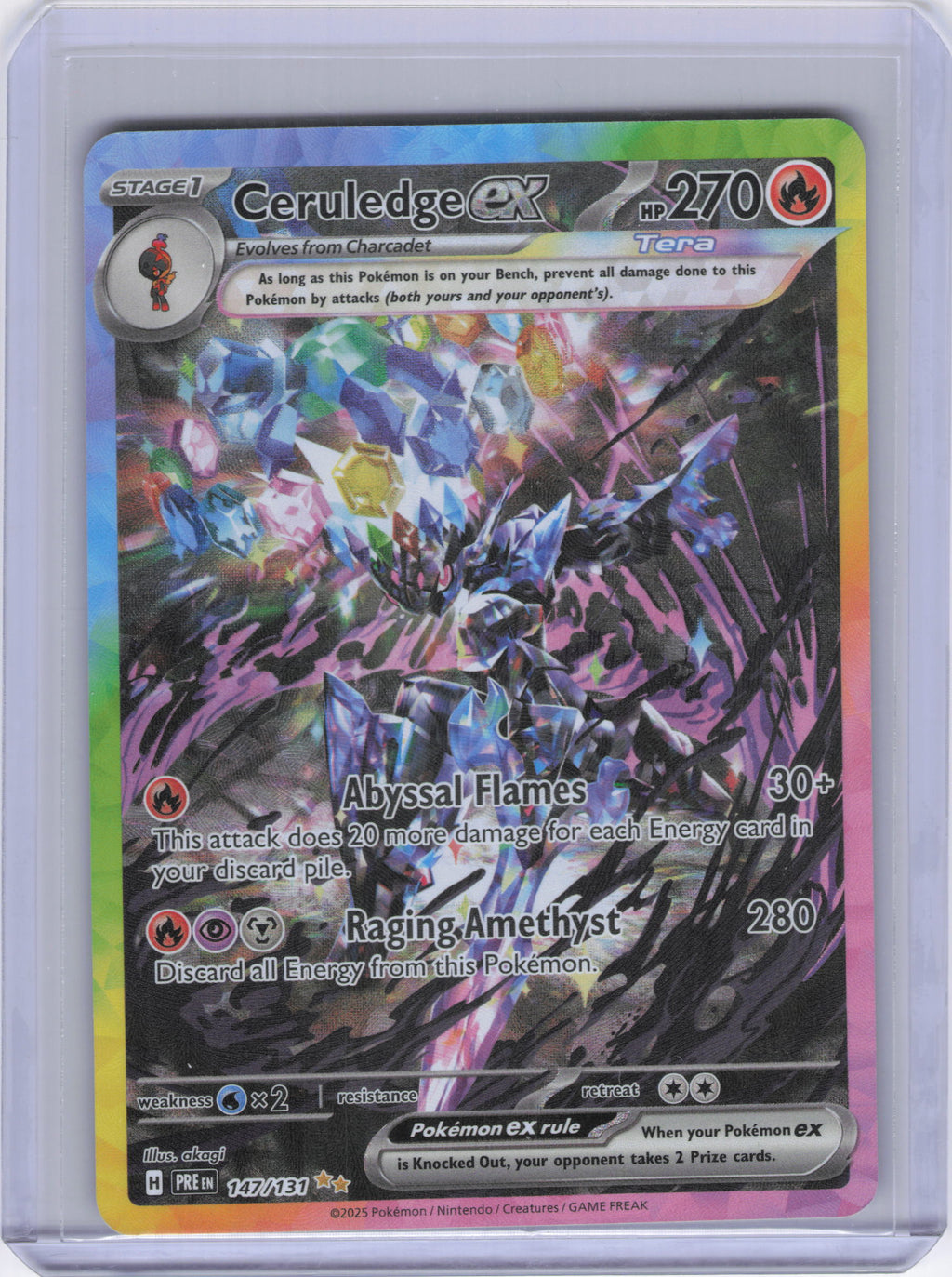 Ceruledge ex - SV: Prismatic Evolutions (PRE)(147/131)