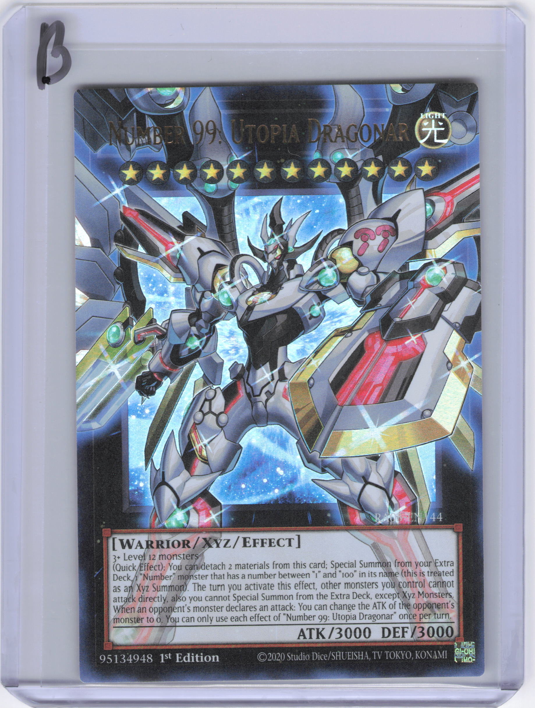 Number 99: Utopia Dragonar - Rarity Collection 5 (RA05)
