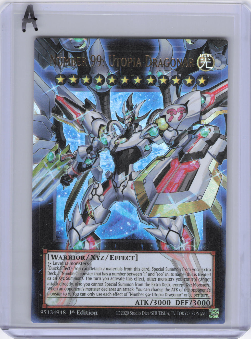 Number 99: Utopia Dragonar - Rarity Collection 5 (RA05)