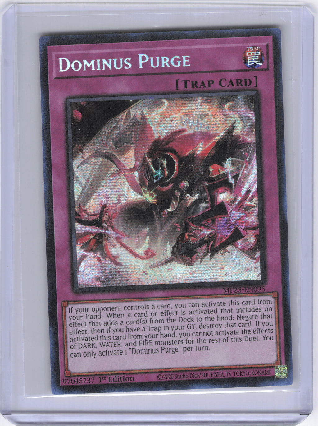 Dominus Purge (Platinum Secret Rare) - Rarity Collection 5 (RA05)