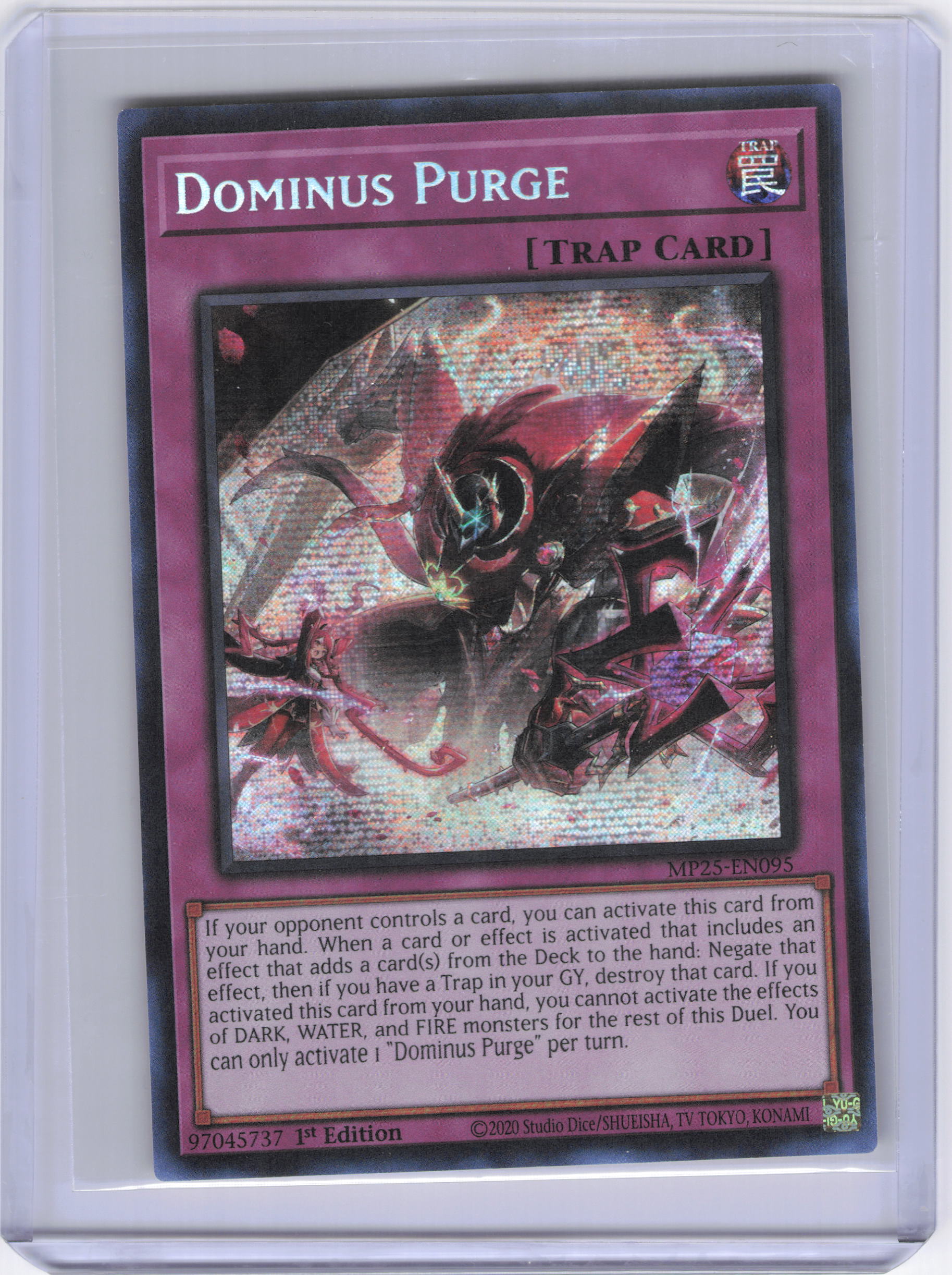 Dominus Purge (Platinum Secret Rare) - Rarity Collection 5 (RA05)