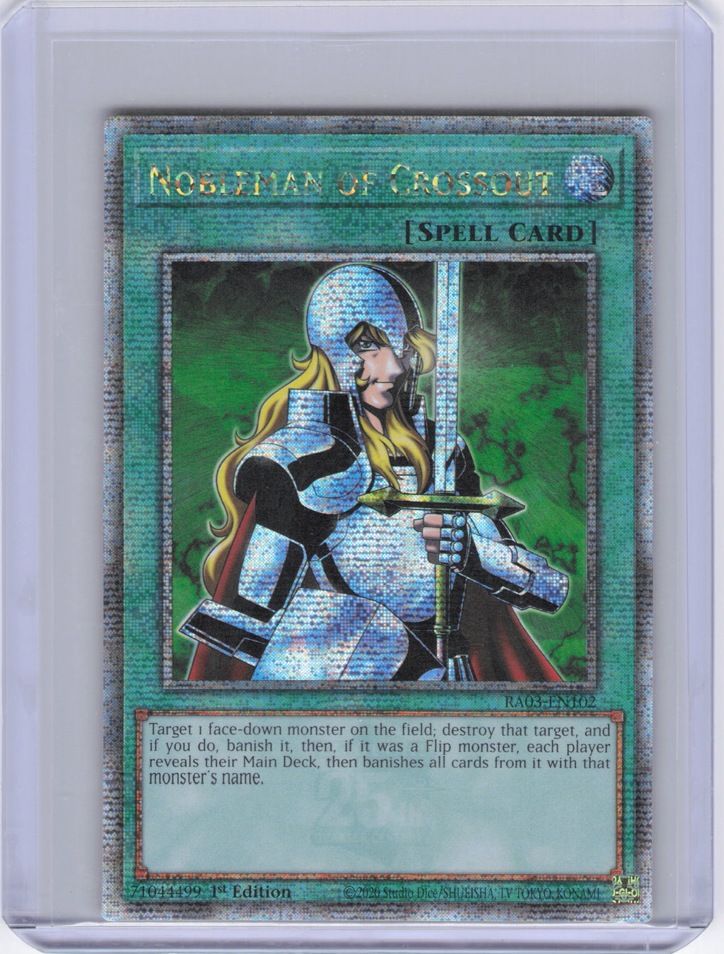 Nobleman of Crossout (Quarter Century Secret Rare) - Quarter Century Bonanza (RA03)