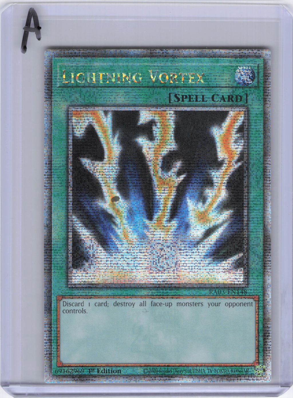 Lightning Vortex (Quarter Century Secret Rare) - Quarter Century Bonanza (RA03)