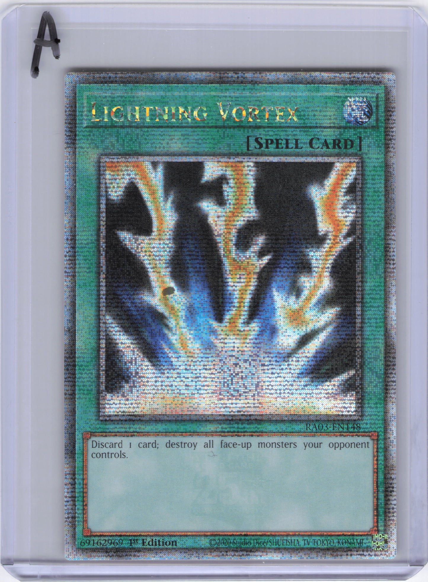 Lightning Vortex (Quarter Century Secret Rare) - Quarter Century Bonanza (RA03)