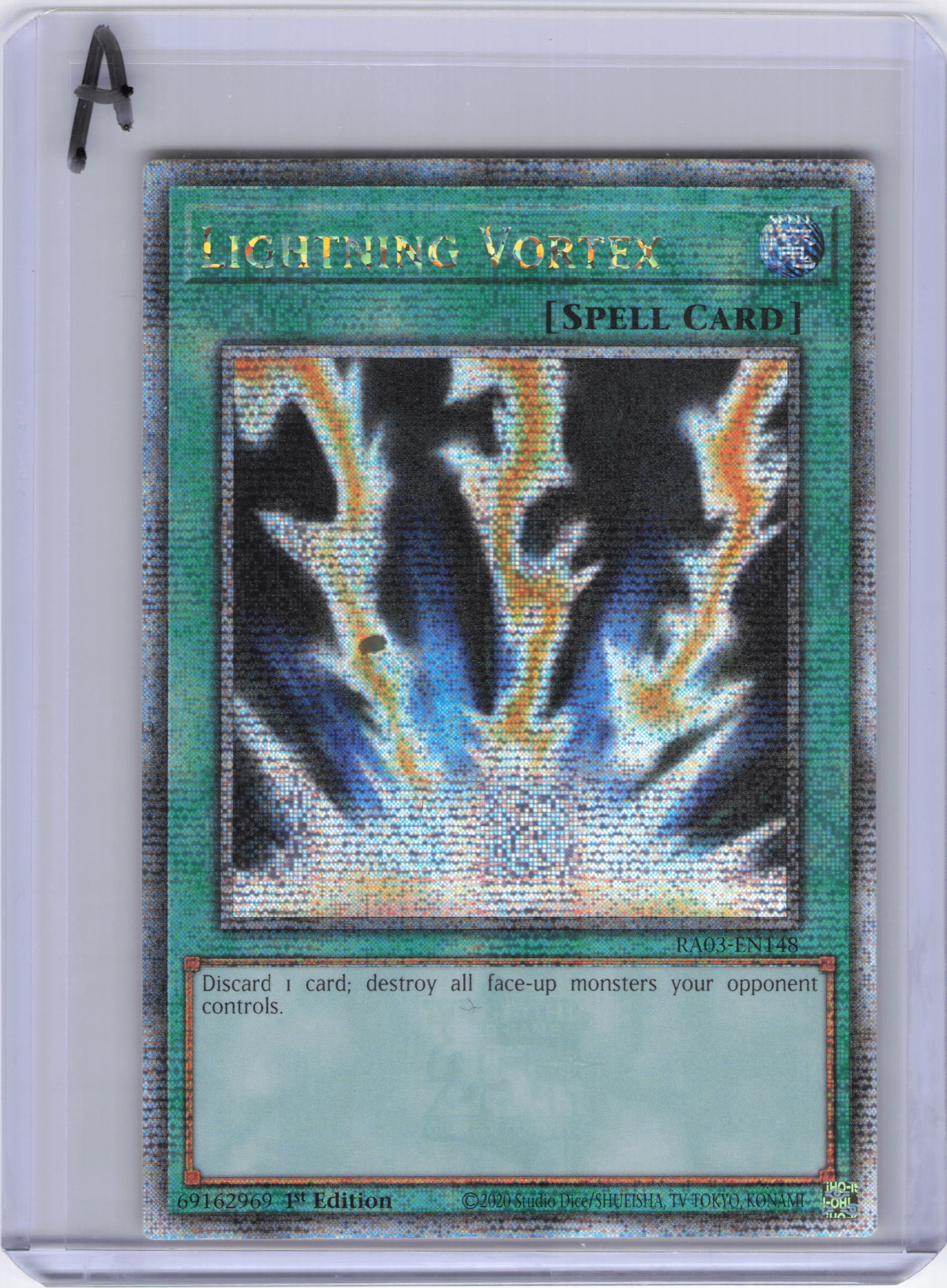 Lightning Vortex (Quarter Century Secret Rare) - Quarter Century Bonanza (RA03)