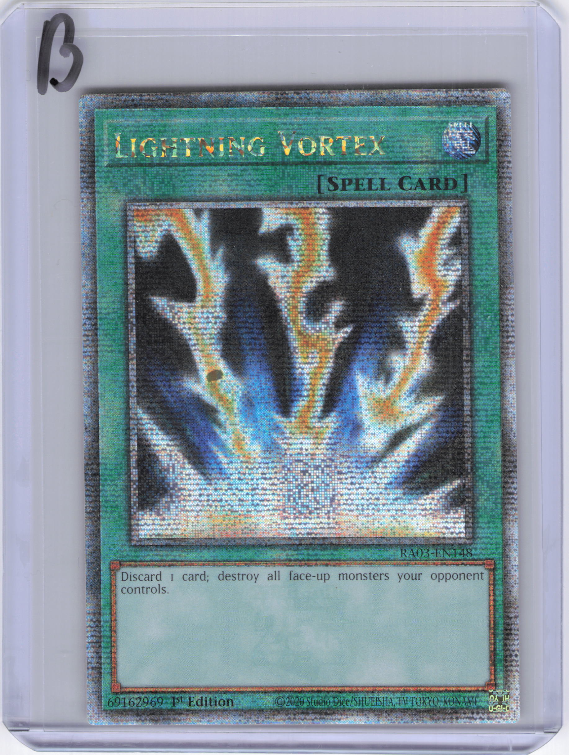 Lightning Vortex (Quarter Century Secret Rare) - Quarter Century Bonanza (RA03)