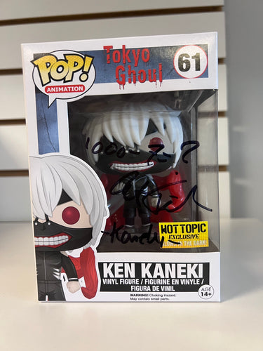Funko Pop Ken Kaneki (Glow in the Dark) (Signed With Quote And JSA Authentication)