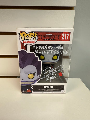 Funko Pop Ryuk Signed by Brian Drummondand JSA Certified)