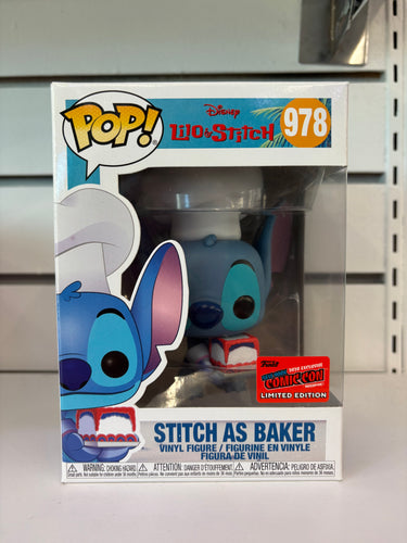 Funko Pop Stitch as Baker (Con Sticker)