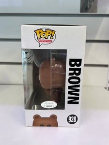 Funko Pop Brown (Flocked) (Signed By Doug Erholtz With JSA COA)