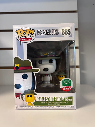 Funko Pop Beagle Scout Snoopy With Woodstock