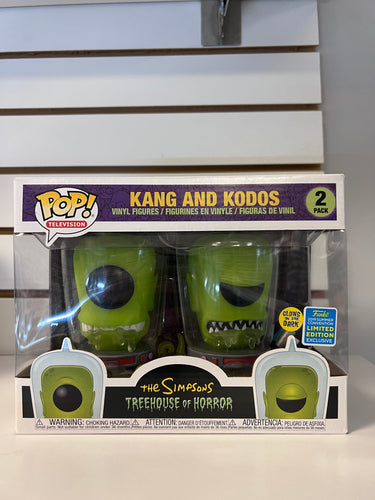 Funko Pop Kang and Kodos (Glow in the Dark) (2-Pack)