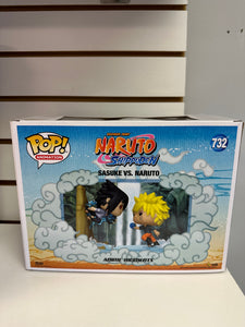 Funko Pop Sasuke VS. Naruto (Signed By Yuri Lowenthal And Maile Flannigan With JSA Authentication)