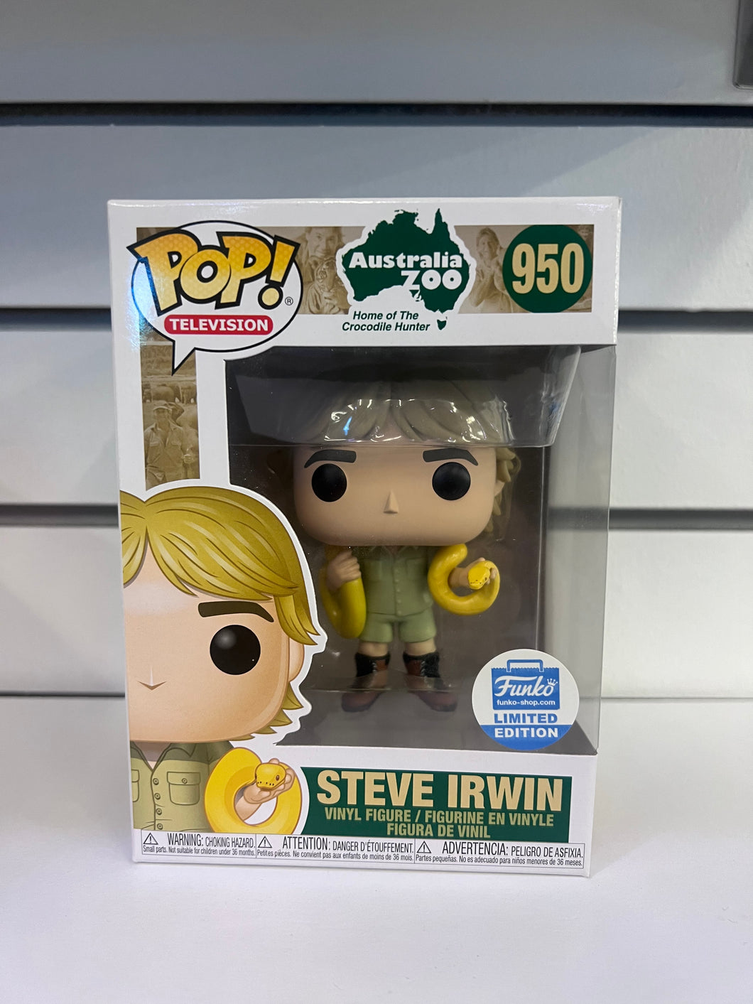 Funko Pop Steve Irwin (with Snake)